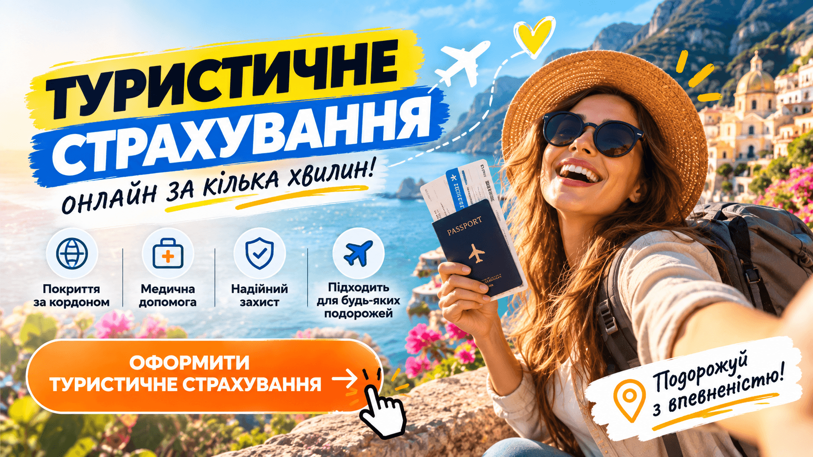 Туристичне страхування в Україні онлайн
